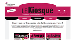 Desktop Screenshot of lekiosquenumerique.com