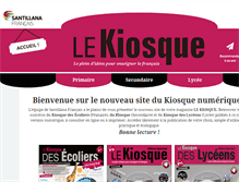 Tablet Screenshot of lekiosquenumerique.com
